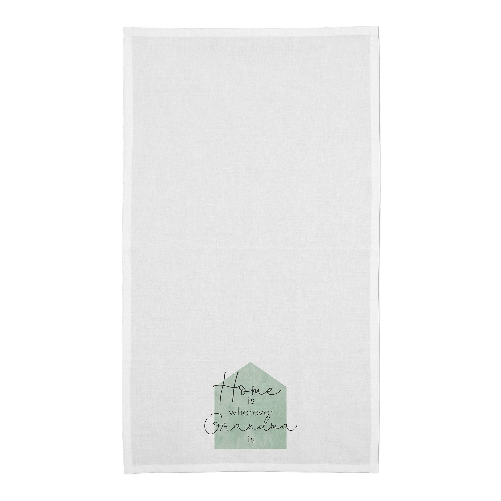 Home is Wherever Grandma Is Cotton Twill Tea Towel Set